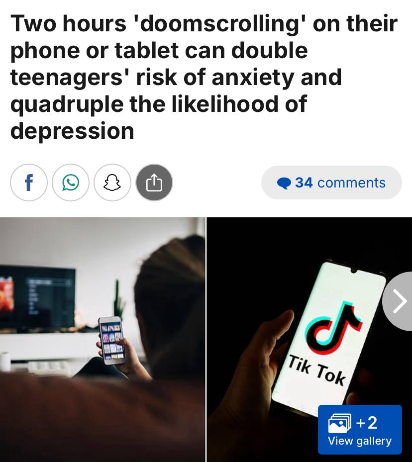 Doomscrolling Is Literally Destroying Zoomers