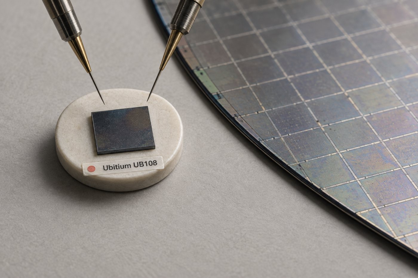 Chip UB108 của Ubitium là silicon đầu tiên chạy xử lý tín hiệu, suy luận AI và điều khiển trên cùng kiến trúc.