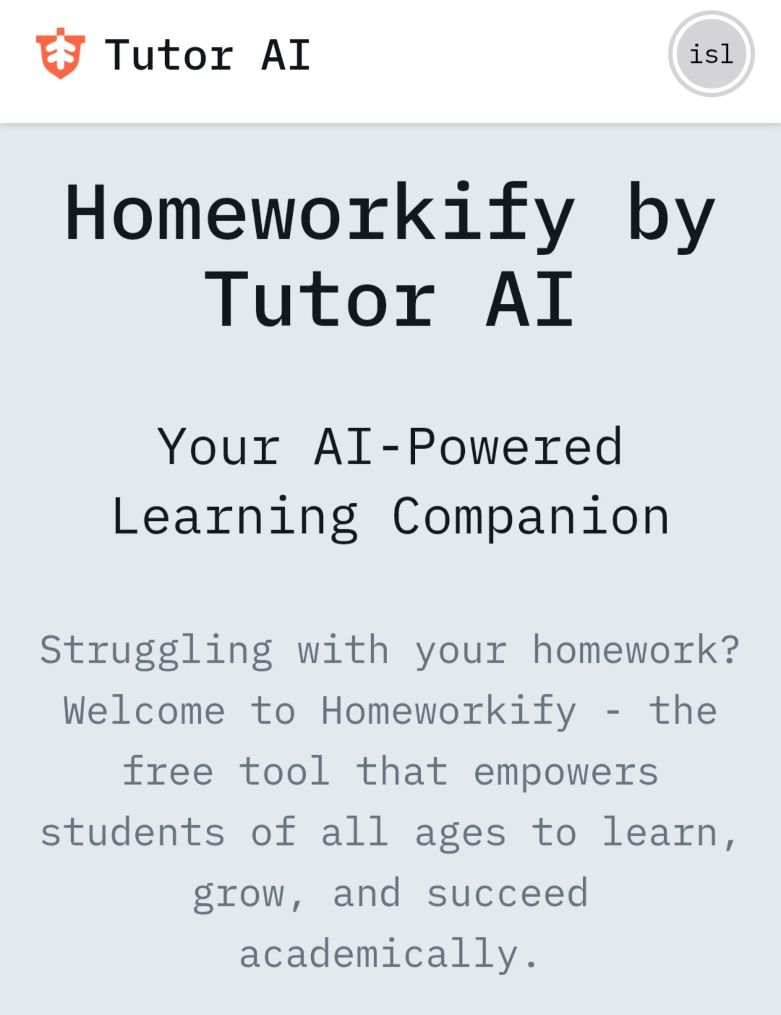 TutorAI: The Ultimate AI-Powered Tutor That Simplifies Learning and Personalizes Homework