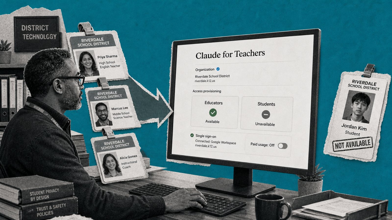 Claude for Teachers स्कूलों में मुफ़्त—पर छात्र खाते इसमें शामिल नहीं