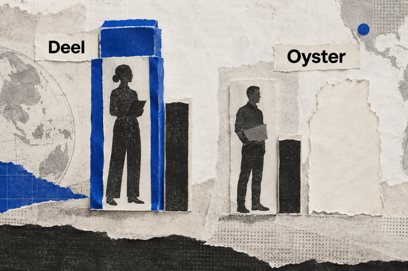 Deel publishes a standard EOR deposit range based on monthly employment costs, while Oyster’s public pricing leaves its deposit amount unspecified.