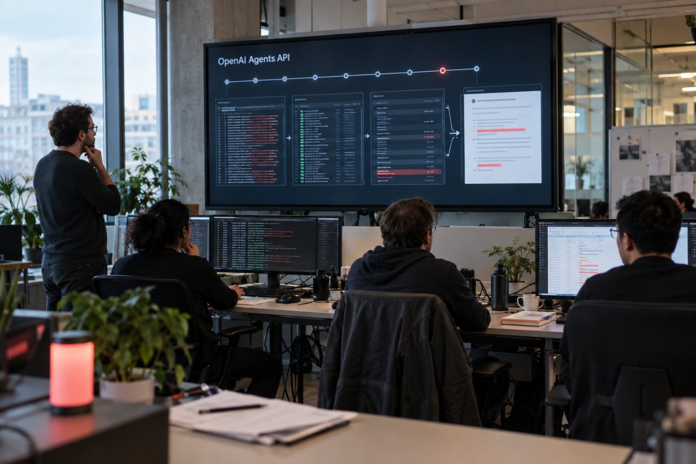 Une session Agents API compacte son contexte et coordonne des sous-agents parallèles avant de réunir leurs résultats.