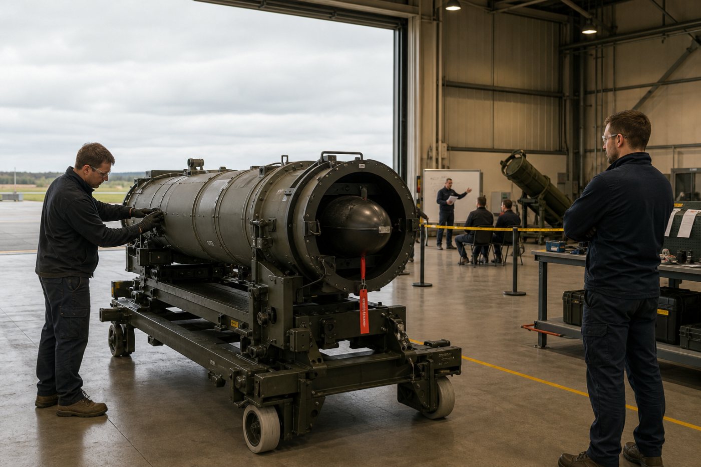 Préparation d’un Skyhammer et de son lanceur dans le cadre d’un contrat comprenant intégration et assistance
