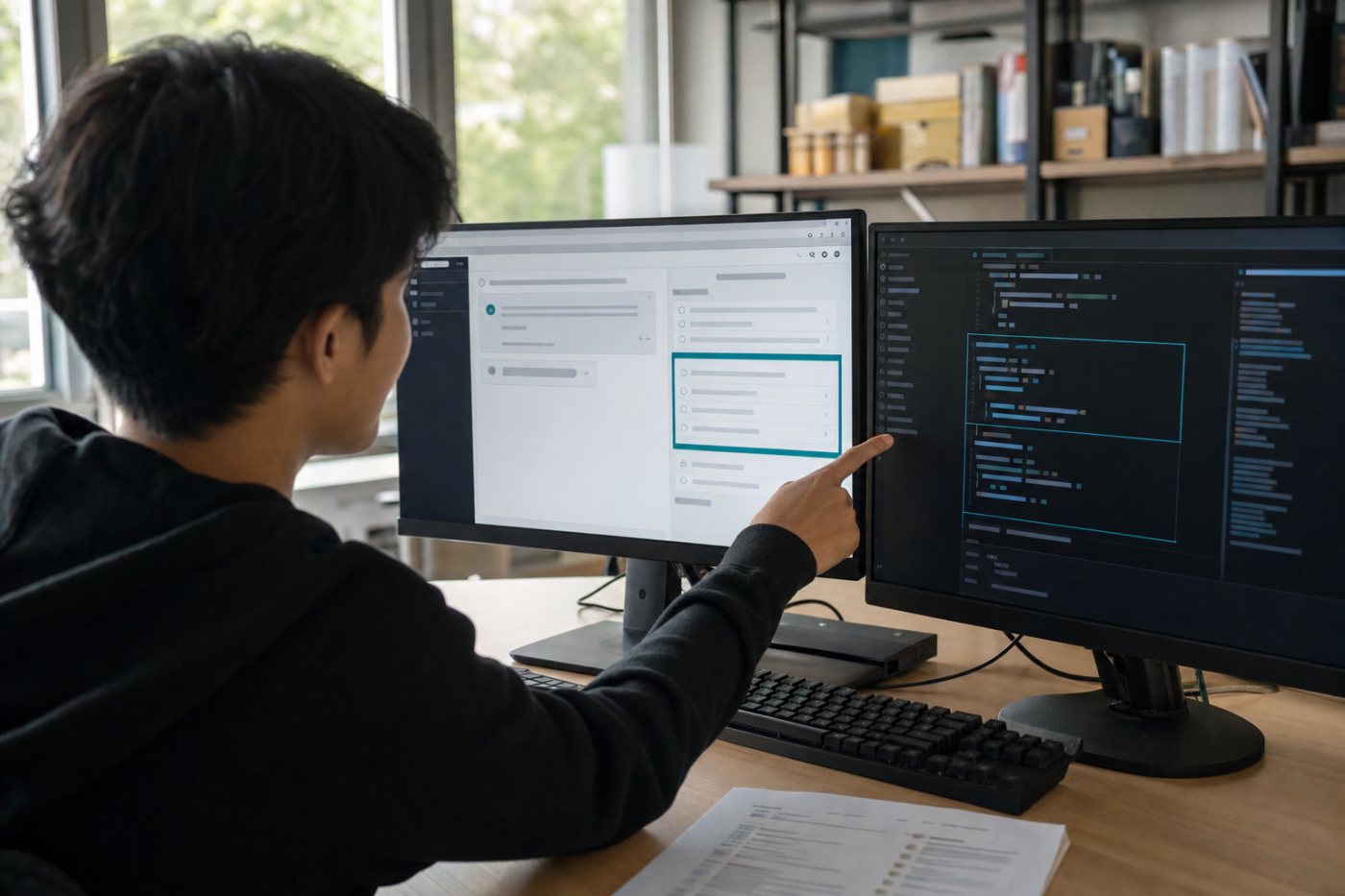 Prototipe Google AI Studio berpindah ke konfigurasi kode Gemini API tanpa dianggap sebagai aplikasi produksi selesai.