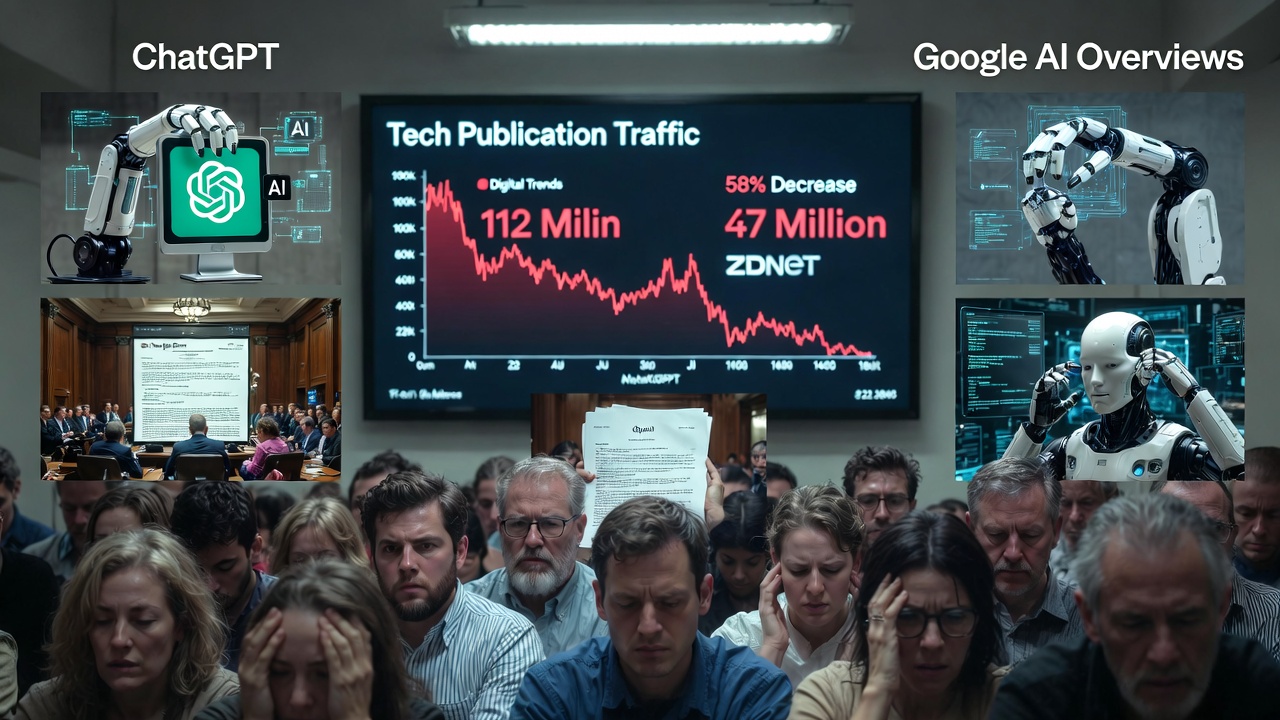 The Media Industry's Double Bind: Losing to AI While Becoming Its Raw Material