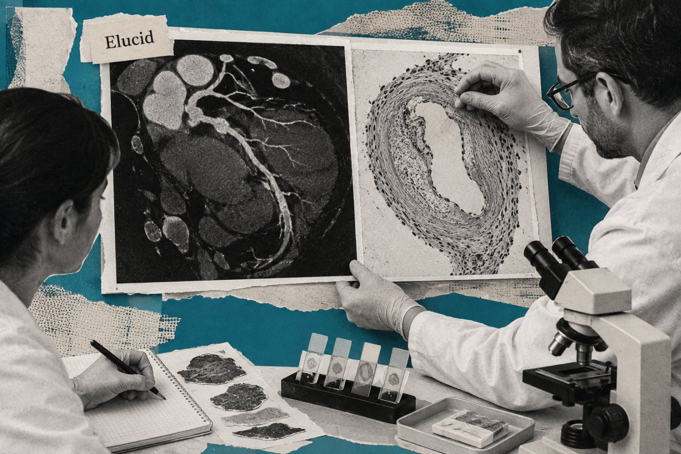 قلبی CT سے plaque کی درجہ بندی کا histopathology سے تقابل، جو تکنیکی توثیق اور مریض کے نتائج کا فرق واضح کرتا ہے۔