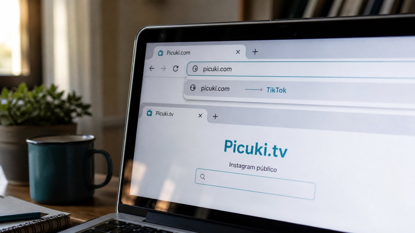 Picuki promete anonimato, pero el dominio original ya cambió de servicio