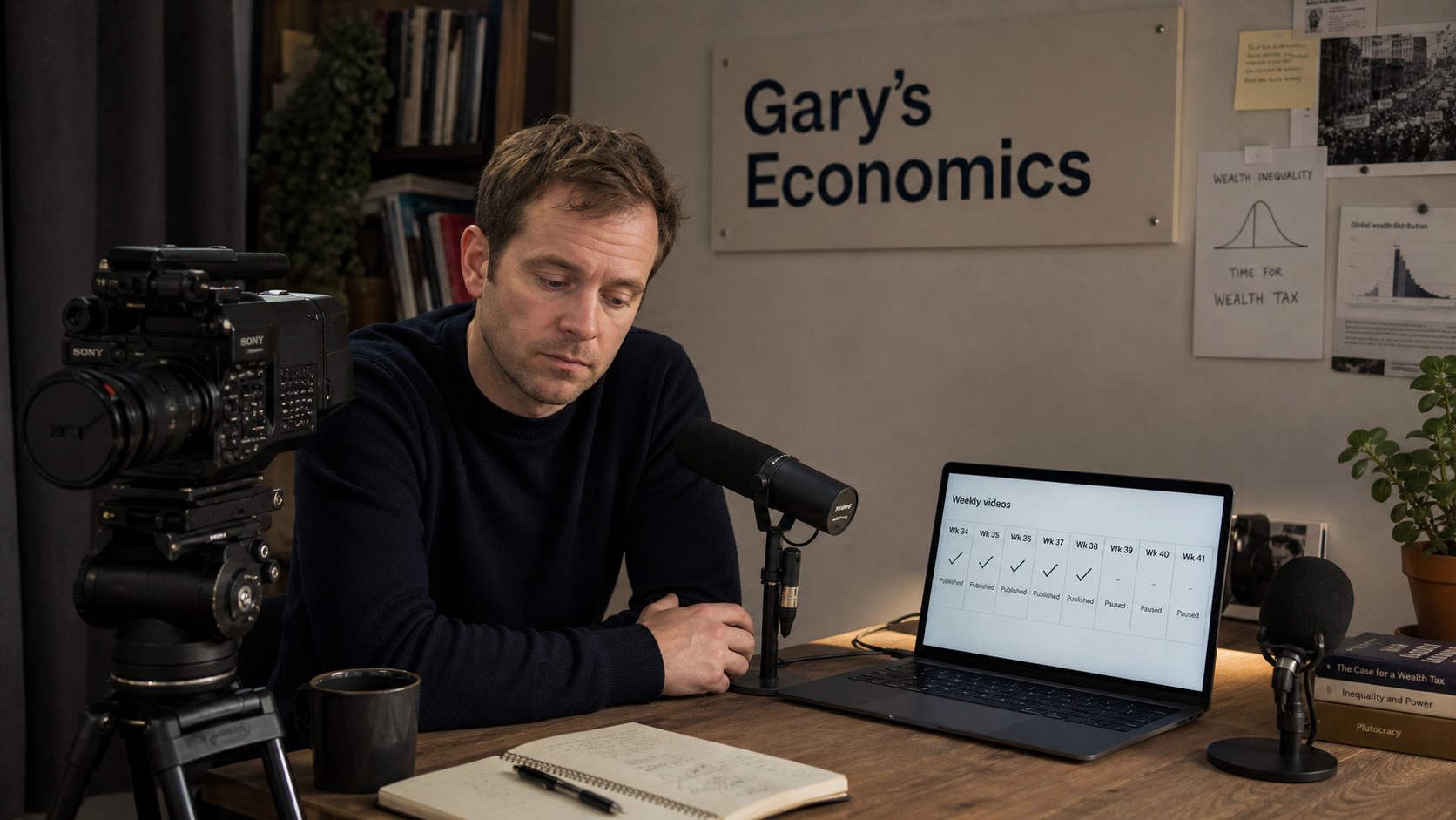 Gary Stevenson Pauses Weekly YouTube Videos After Health Concerns
