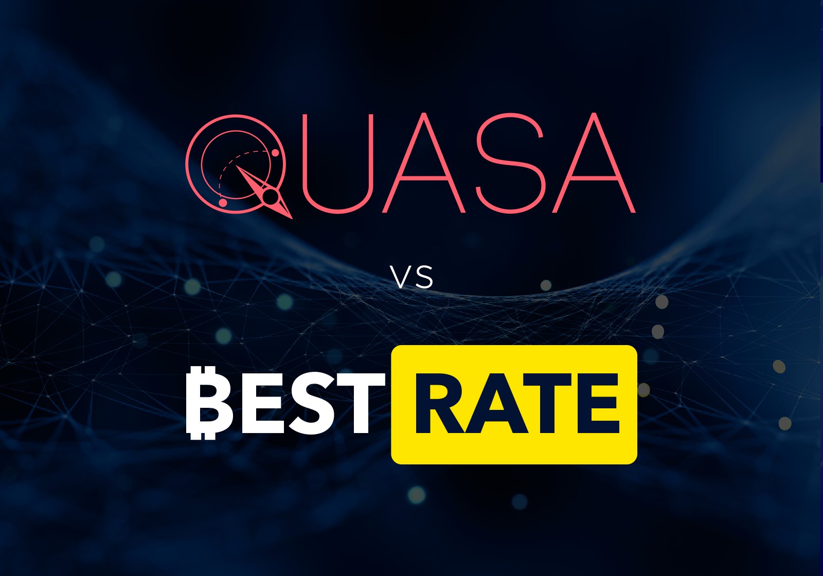 QUASA accepts 80+ cryptocurrencies and FIAT
