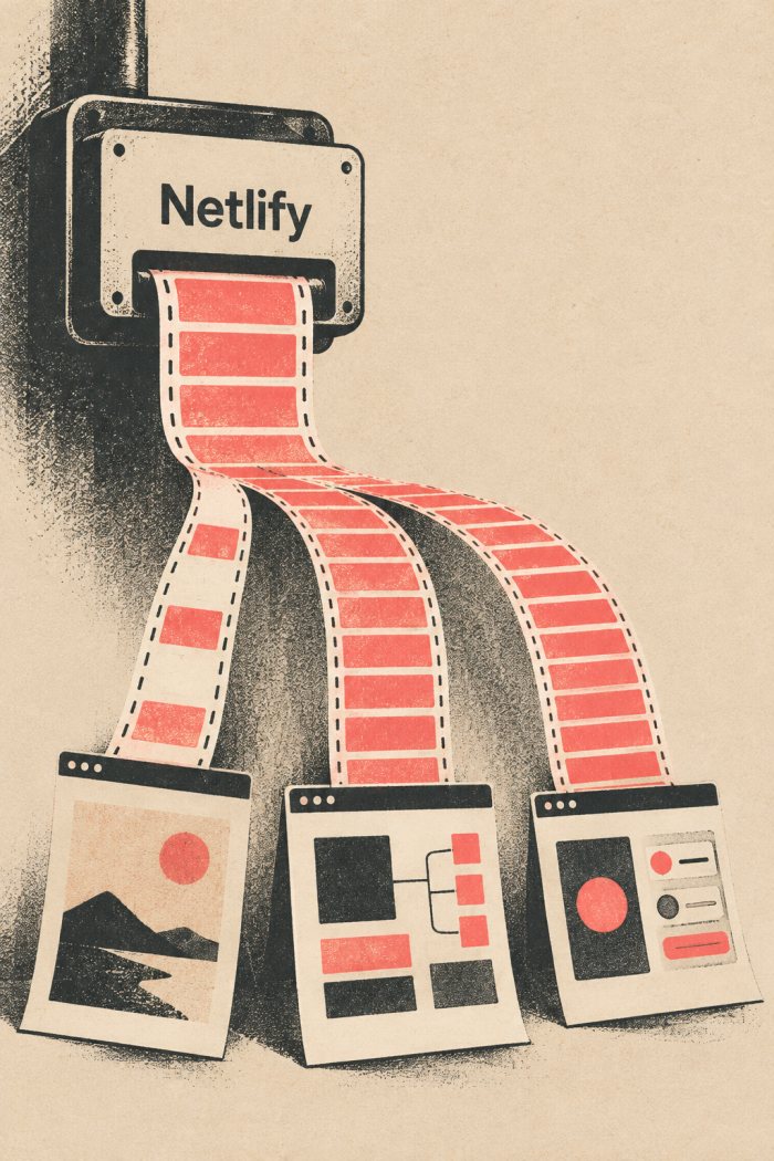 Tre scenari ipotetici mostrano come i deploy di portfolio, progetto open source e piccolo SaaS incidono sui crediti Netlify.