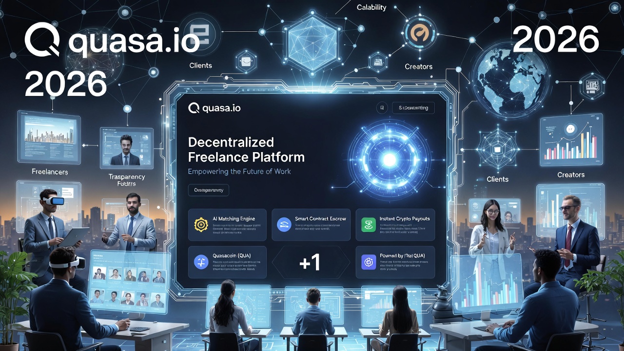 QUASA: The world’s first and only Web3 mobile app for 0% fee crypto freelancing