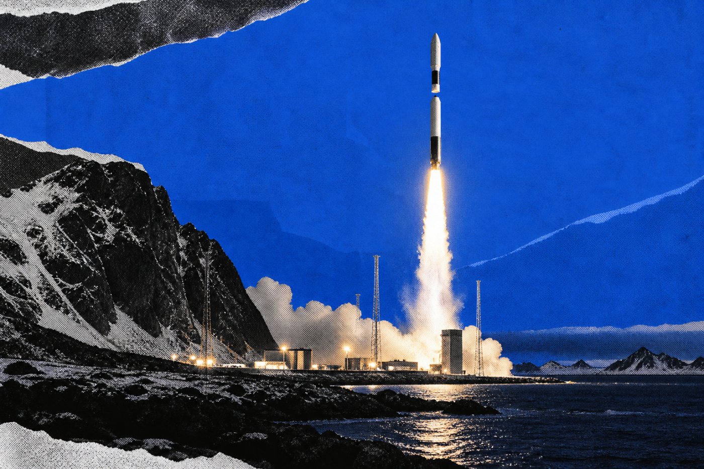 Spectrum在挪威安德ø亚航天港夜间升空，开始第二次飞行的入轨任务