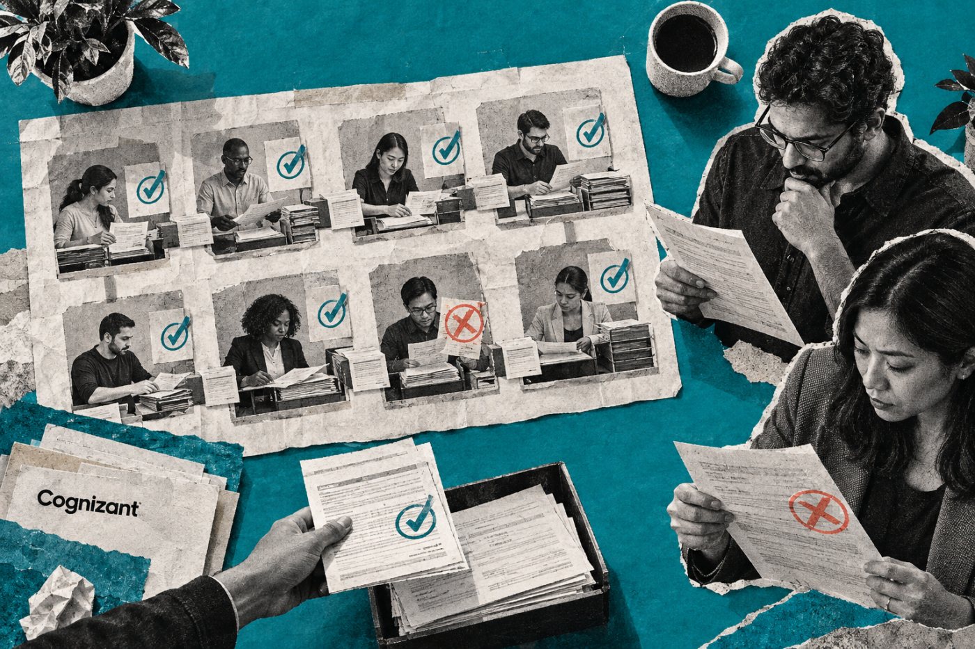 Ein Engineer-Operator-Team überwacht einen in produktive KI-Agenten aufgeteilten Account-Management-Prozess.