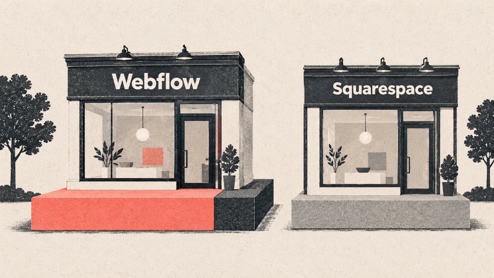 Webflow apo Squarespace: kontrolli i dizajnit vjen me kosto më të ndërlikuar