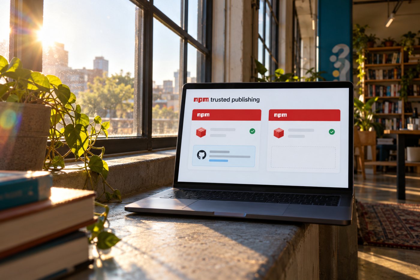 Gói npm phát hành từ kho GitHub công khai có thể có provenance; bản phát hành từ kho riêng thì không.
