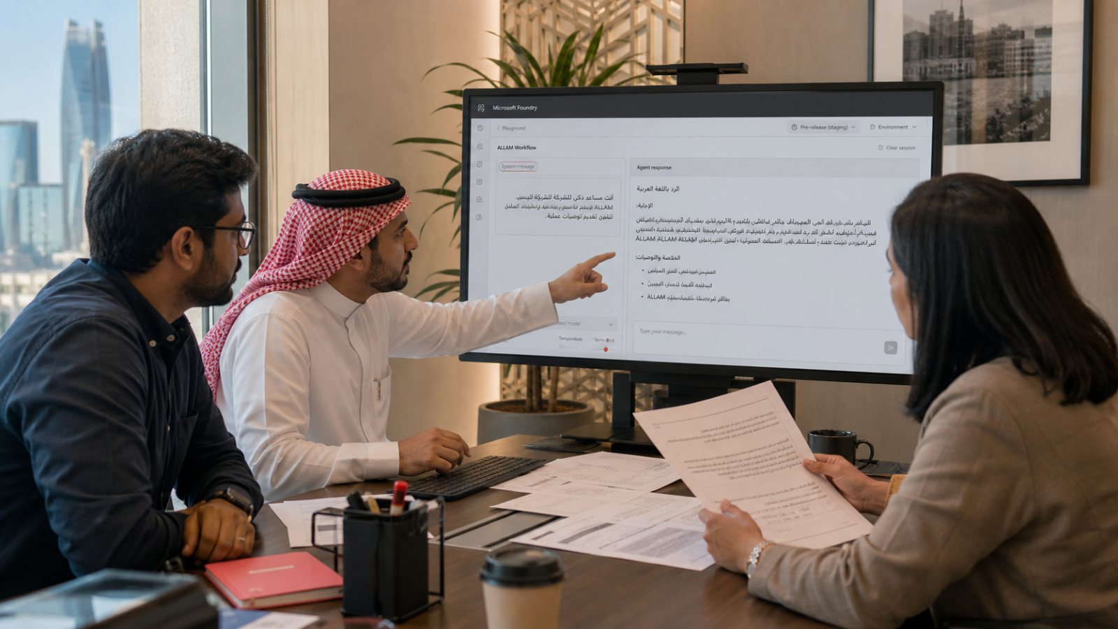 Microsoft Foundry-তে আসছে ALLAM—আরবি এআই এজেন্টের বাজার বাড়ছে