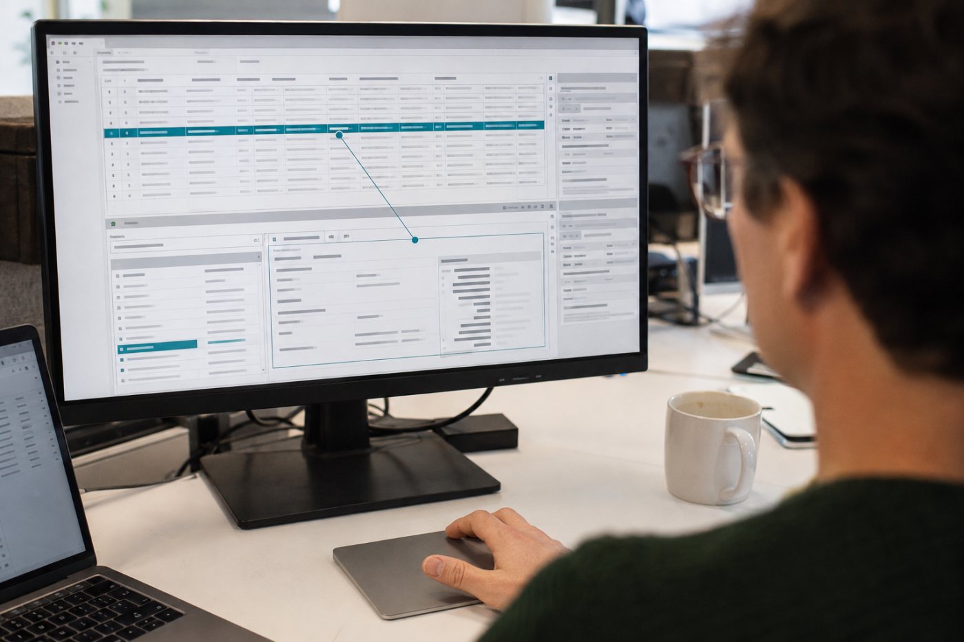 ZeitMind يربط بيانات ERP وCRM ويحوّلها إلى تطبيق تشغيلي مع تتبع الرقم إلى معاملته الأصلية