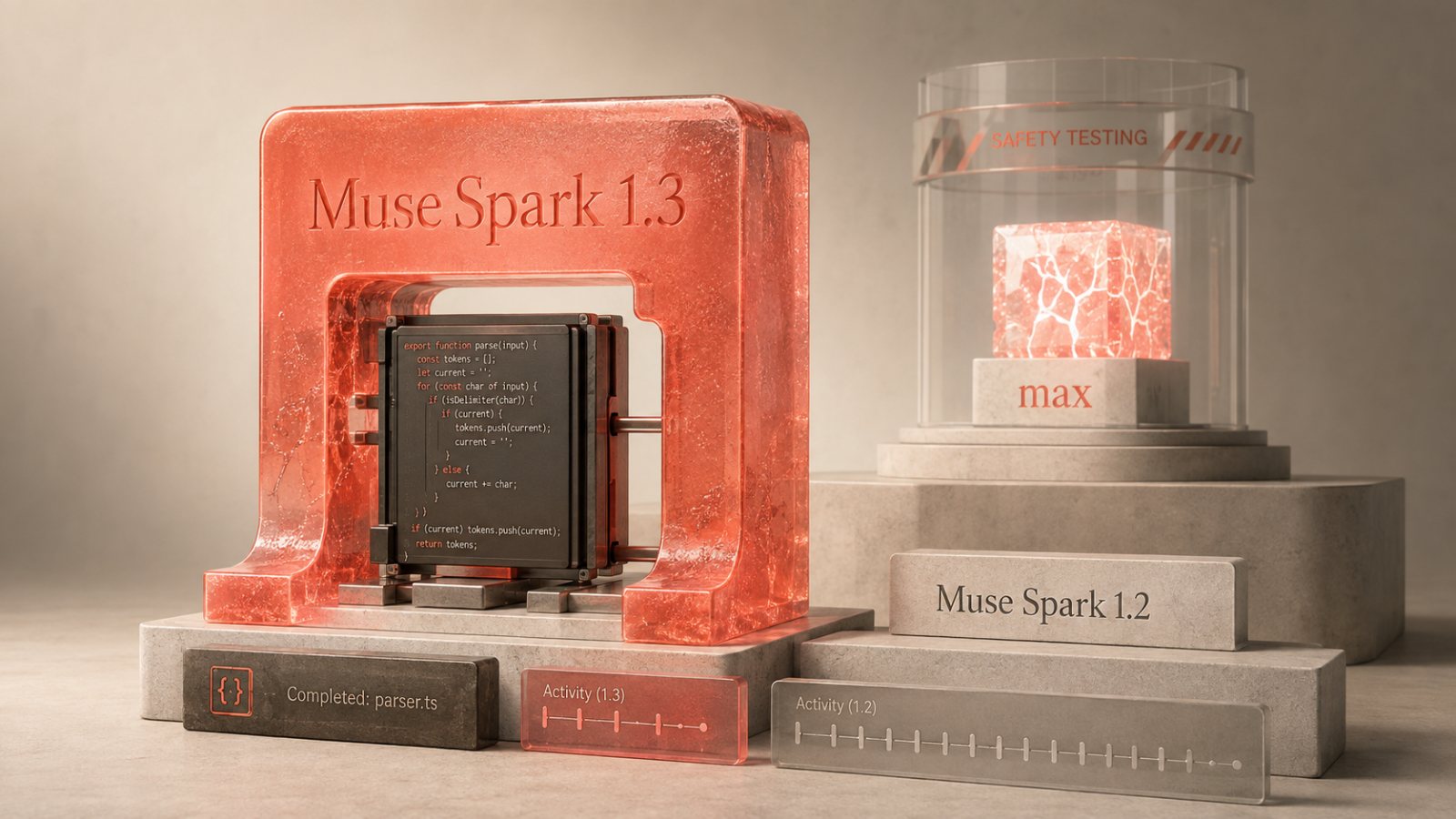 Muse Spark 1.3 usa 25% menos tokens — o modo máximo ainda não chegou