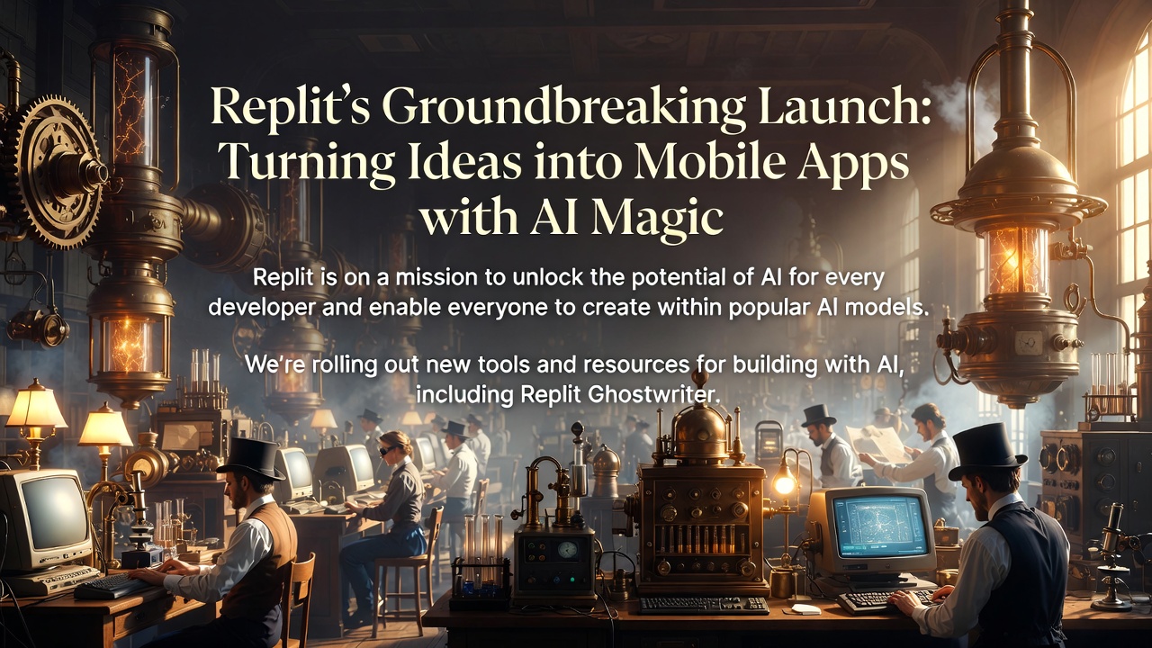Replit's Groundbreaking Launch: Turning Ideas into Mobile Apps with AI Magic