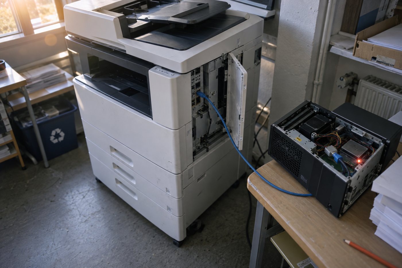 Die zweistufige PaperCut-Angriffskette führt von einer nicht authentifizierten Konfigurationsänderung zur Codeausführung im Serverprozess.