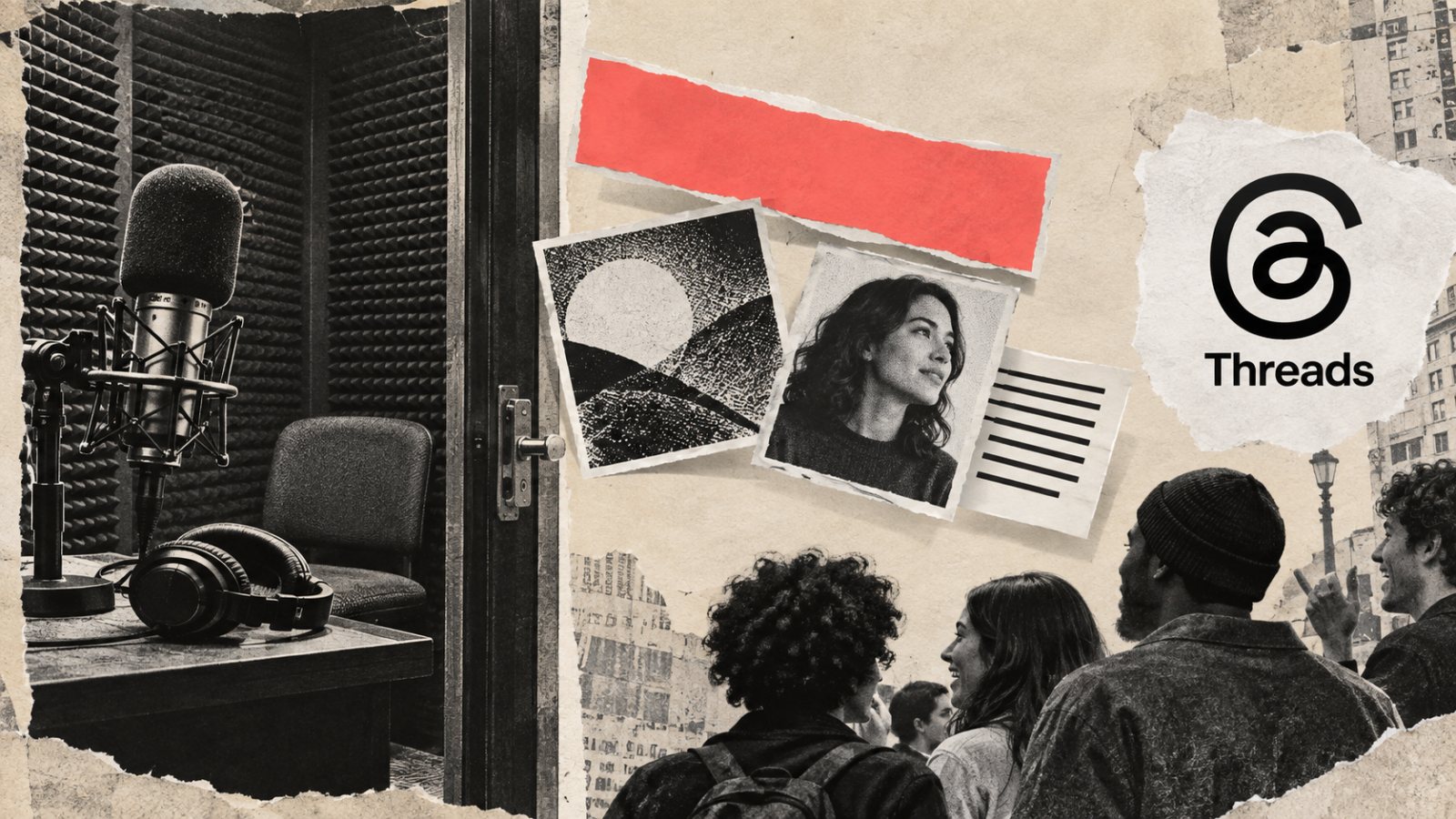 Threads convierte el pódcast en tarjetas medibles, no en otro reproductor