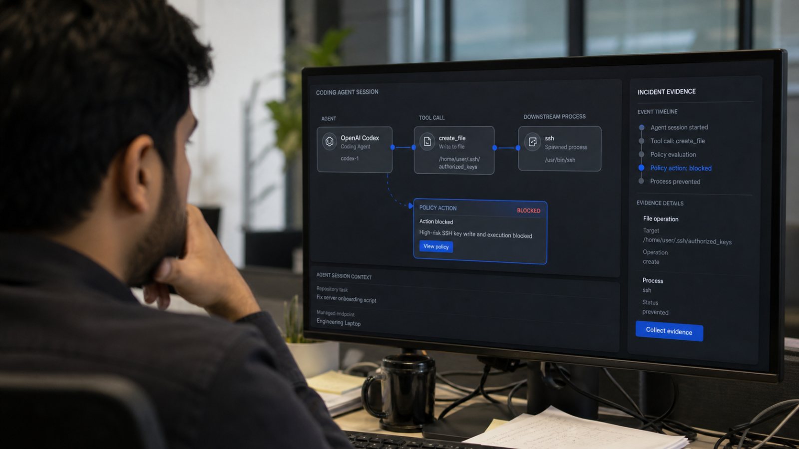 Codex agent নজরদারিতে Falcon Guardian—runtime-এই নিয়ন্ত্রণ
