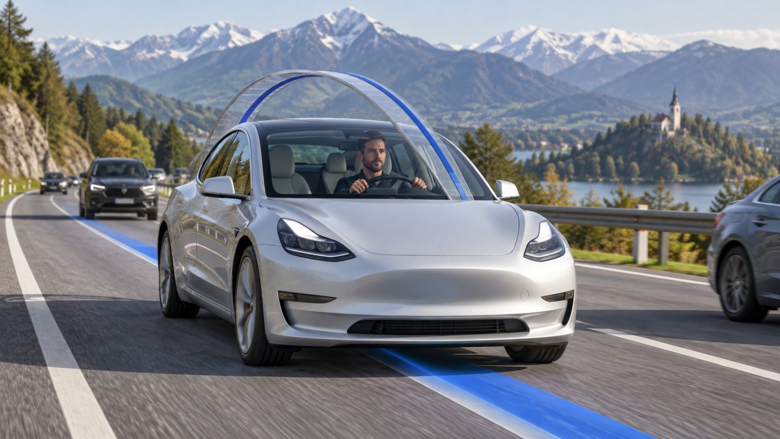 Tesla FSD autorisé en Slovénie : le conducteur reste entièrement responsable