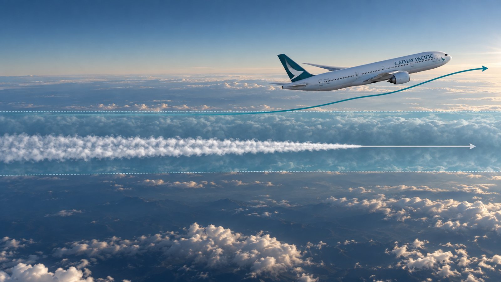 AI দিয়ে contrail এড়ানো: ৮০ উড়ানে উষ্ণায়নের প্রভাব ৪০% কমার হিসাব