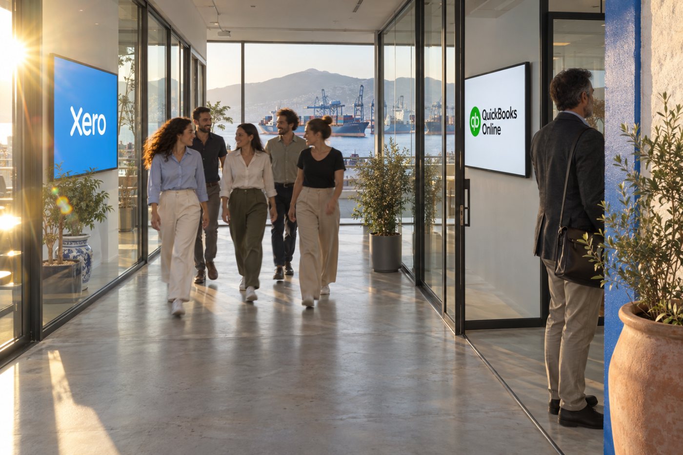 Τα όρια χρηστών των προγραμμάτων QuickBooks Online σε σύγκριση με την πρόσβαση χωρίς χρέωση άδειας ανά χρήστη στο Xero.