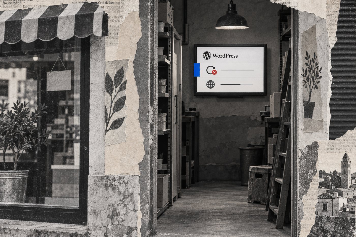 WordPressov Site Health upozorava na problem s pozadinskim ažuriranjem.