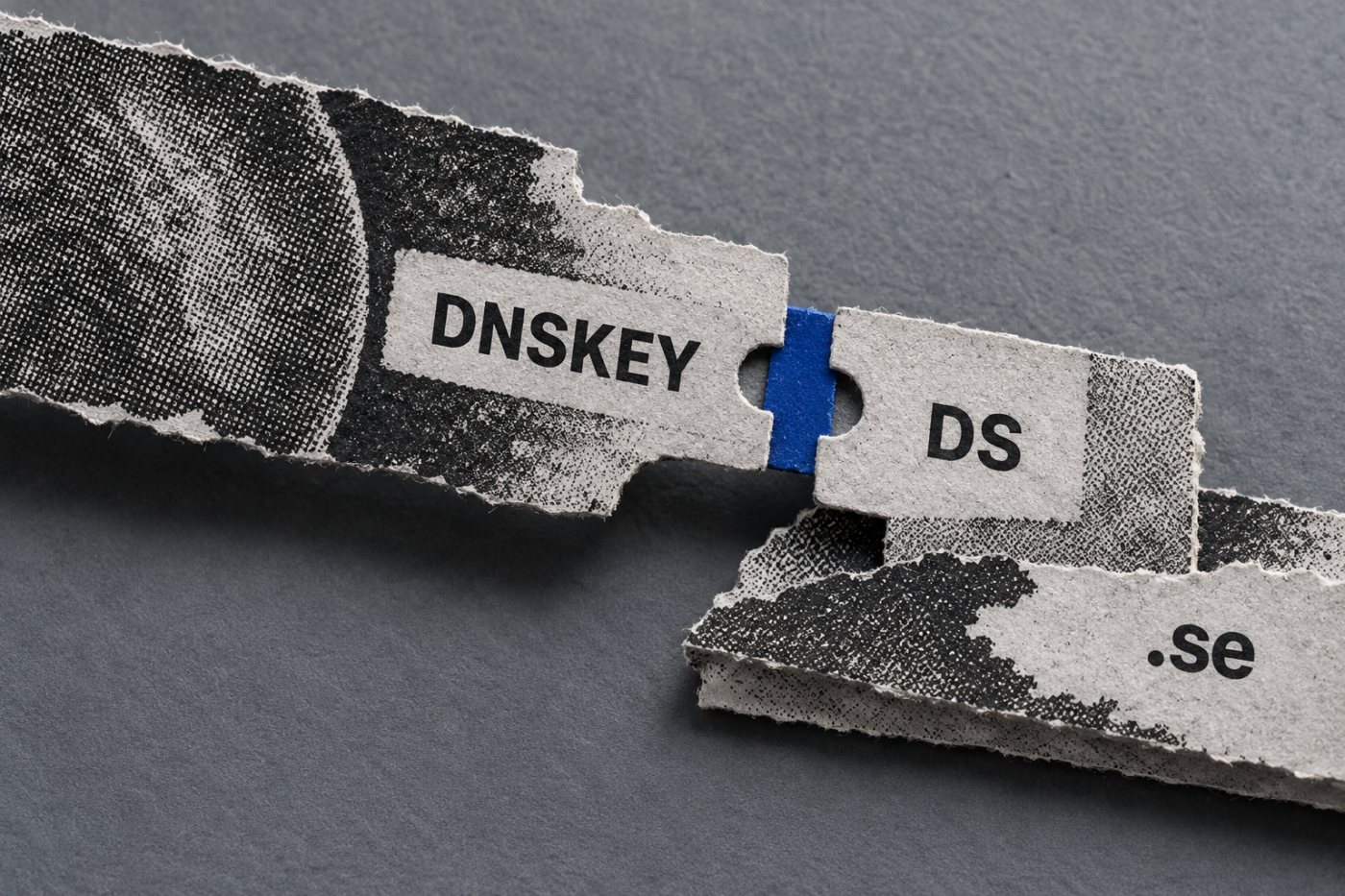 DNS-leverantörens DNSKEY motsvarar den DS-post som ska publiceras för domänen i .se.