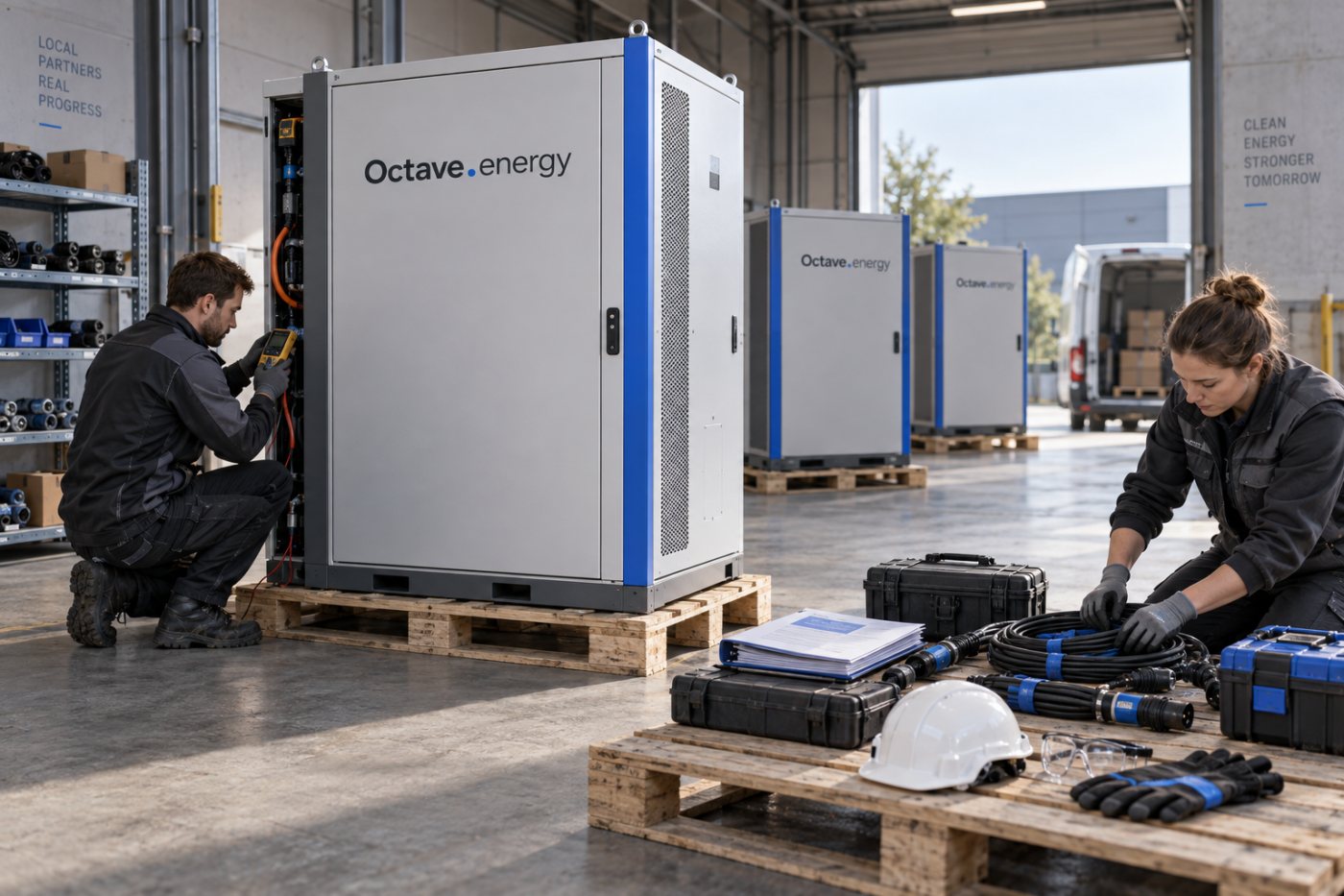 Octave.energy bereitet Batteriespeicher und Betriebskapazität für den Ausbau in Deutschland vor.