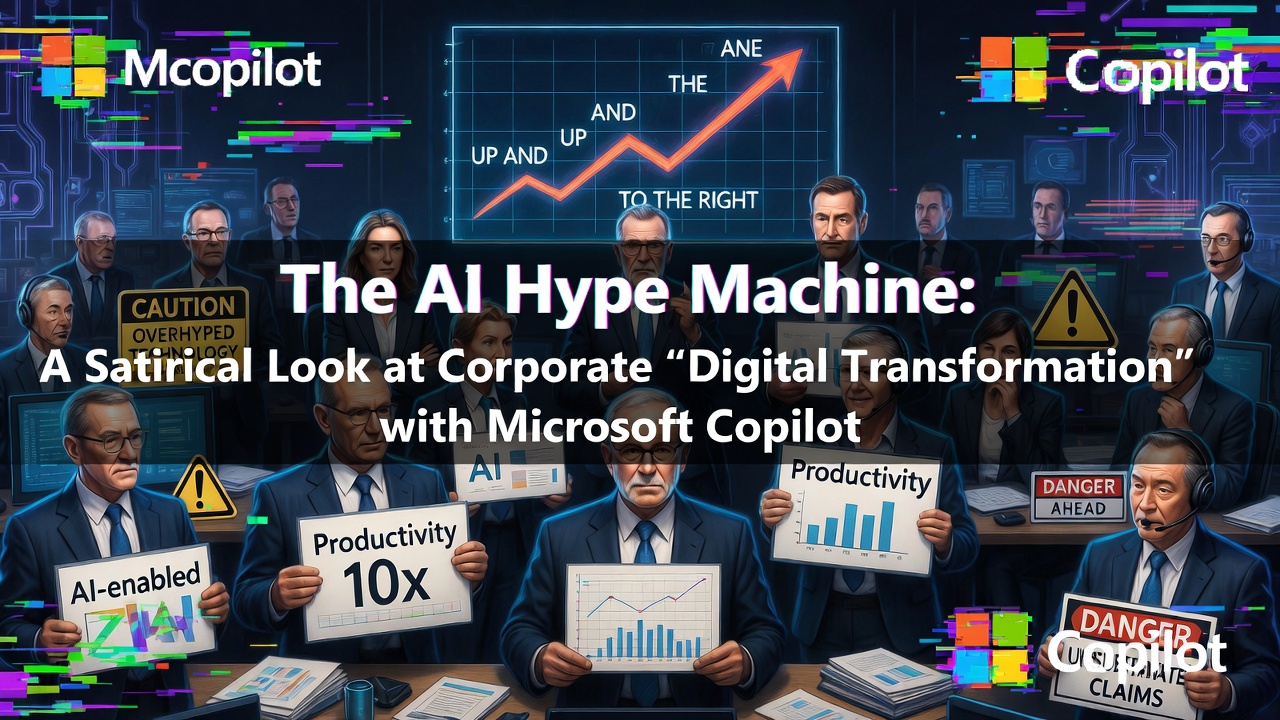 The AI Hype Machine: A Satirical Look at Corporate "Digital Transformation" with Microsoft Copilot