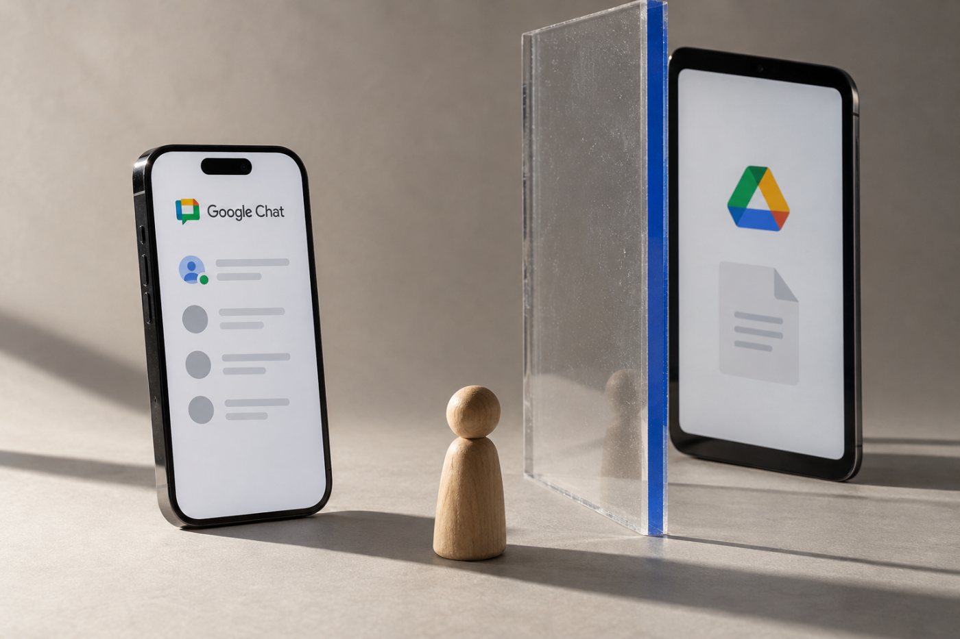 Google Chat-ի արտաքին մասնակցի մուտքը և Google Drive-ի ֆայլի առանձին հասանելիությունը