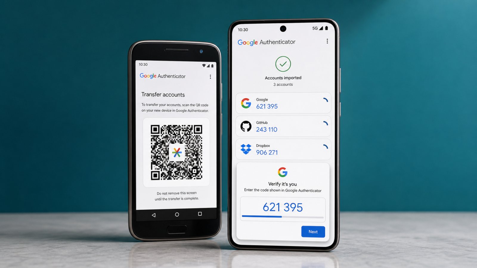 Google Authenticator को नए फोन में कैसे ले जाएँ: खाते से समन्वय या QR कोड में क्या चुनें