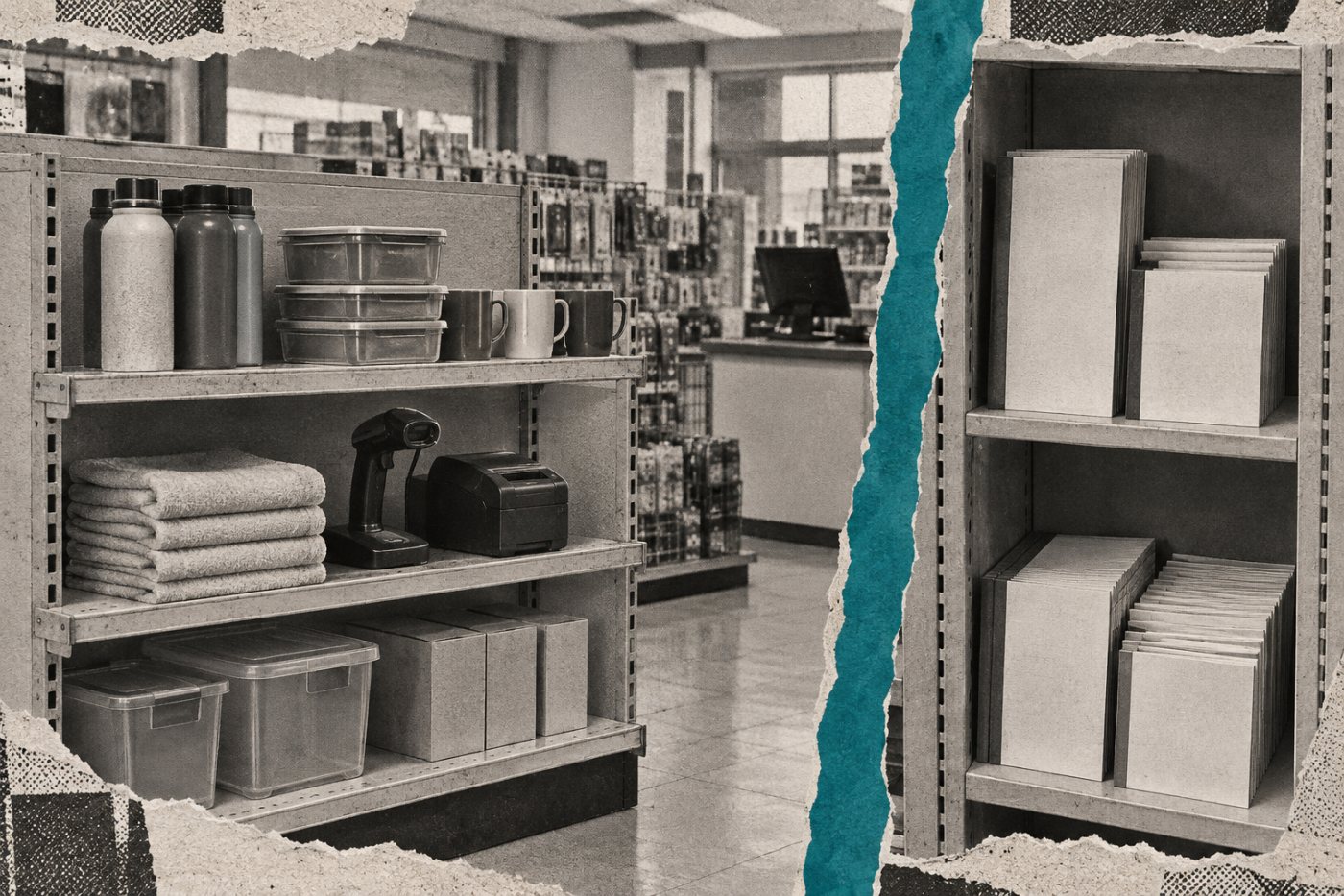 Hiwalay ang talaan ng natitirang goods at capital goods sa inventory ng unused invoices para sa pagsasara ng branch.