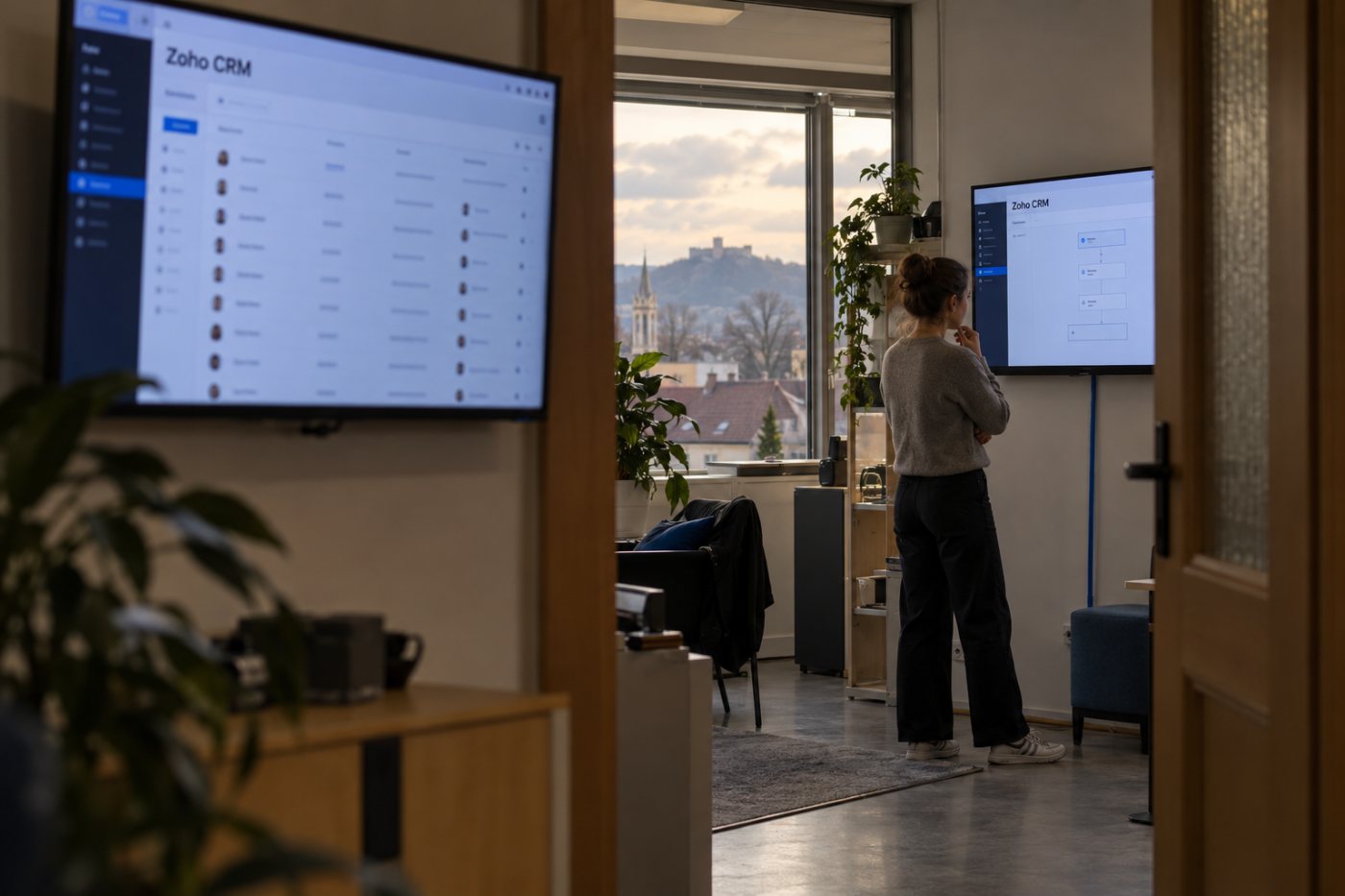 Pri uvedbi Zoho CRM sta osnovni uvoz stikov in nastavitev zahtevnejših pravil različno obsežni opravili.