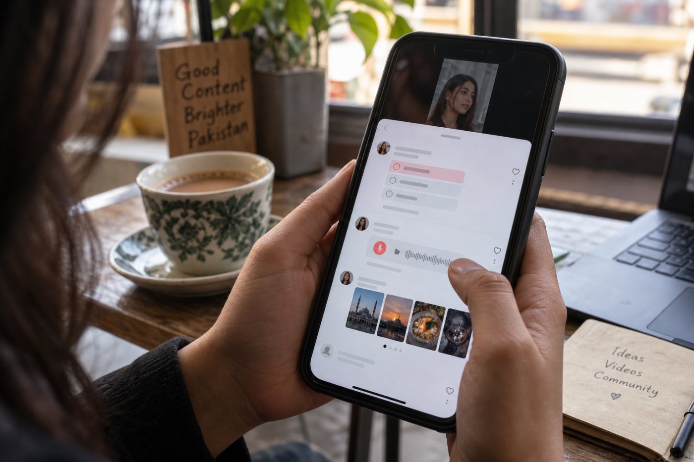 TikTok comments میں پانچ اختیارات کا poll، 60 سیکنڈ کی آواز اور نو تصاویر کا carousel
