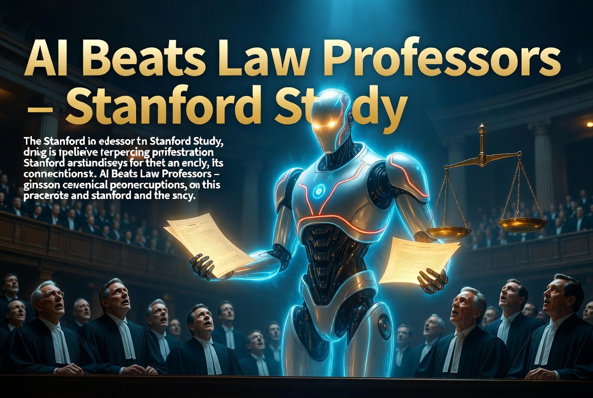 AI Just Beat Law Professors at Their Own Game — Stanford Study