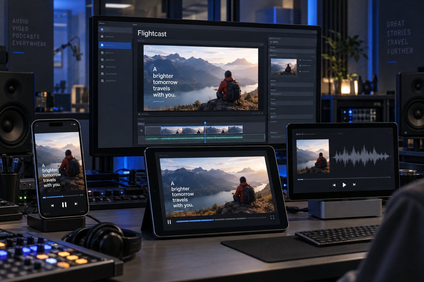 Flightcast prepara una sola creatividad de vídeo para entregas técnicas distintas.