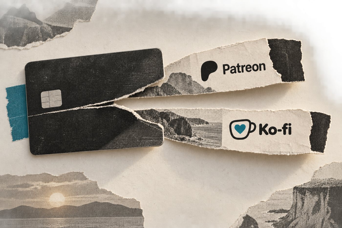 Pri členstve za 10 € zostáva po modelových poplatkoch 8,31 € cez Patreon a 9,10 € cez Ko-fi Standard.