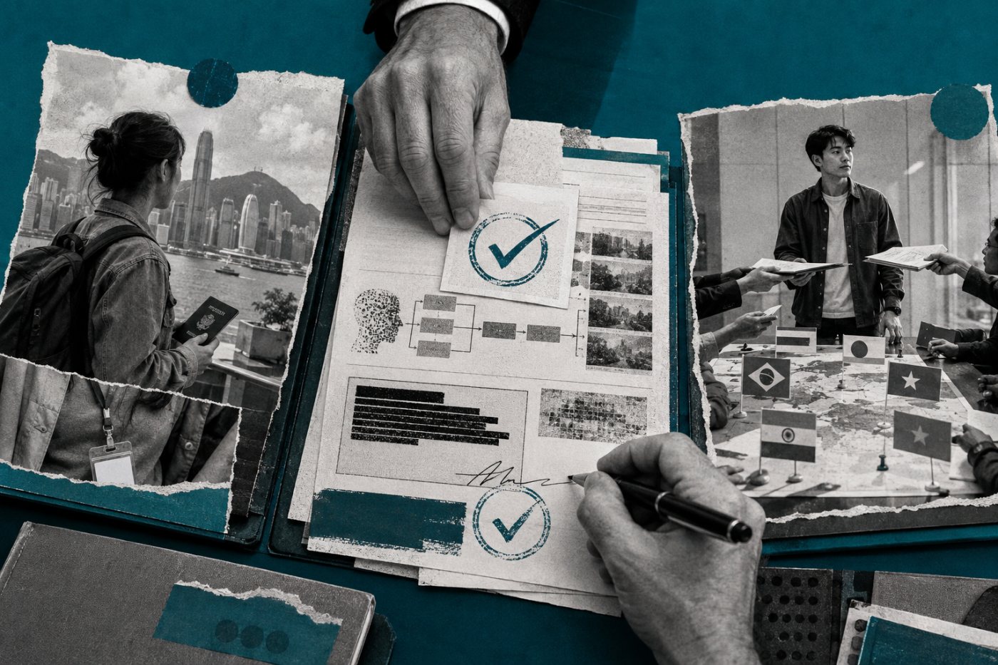 An employer evaluates global rotations, cross-border teams and responsibly governed AI as distinct career-development options.