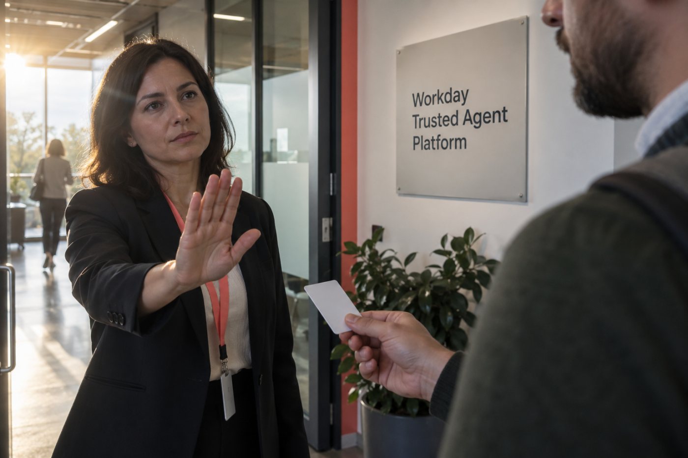 „Workday Agent Harness“ valdomas personalo veiksmas laukia žmogaus patvirtinimo pagal įmonės taisykles.