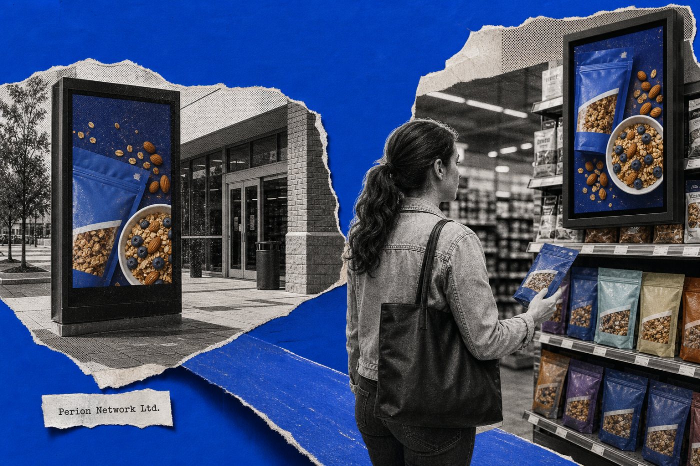 La cobertura de Perion se prolonga desde la publicidad exterior digital hasta los medios de PRN junto al punto de compra.