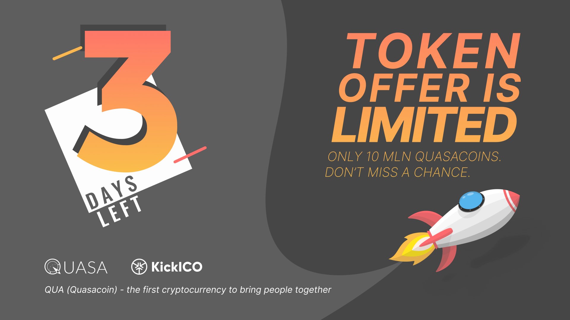 3 days left until the end of the QUASA AIO crypto auction