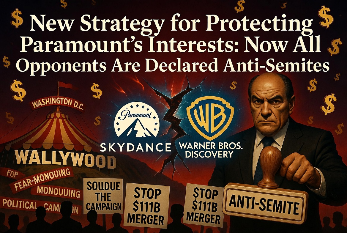 New Strategy for Protecting Paramount’s Interests: Now All Opponents Are Declared Anti-Semites