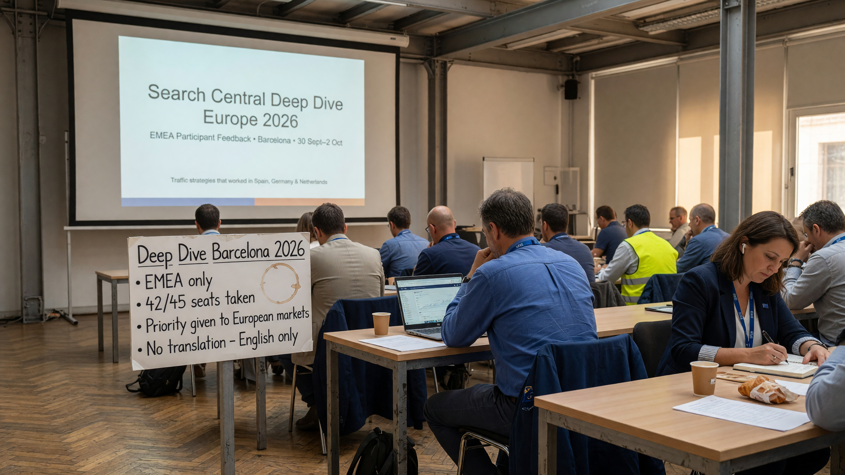 Search Central Deep Dive Europe 2026 в Барселоне: даты, заявки и применение знаний