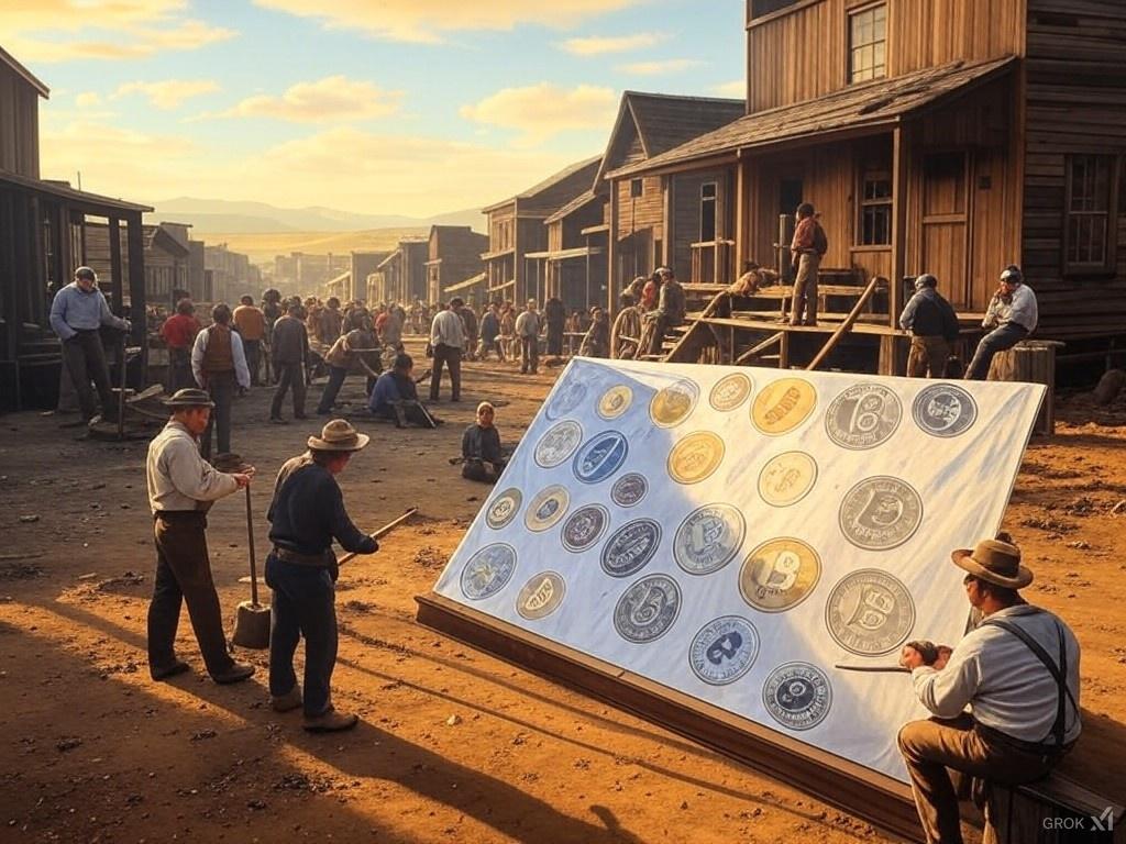 The Number of Real Crypto Projects Using The Example of The Gold Rush