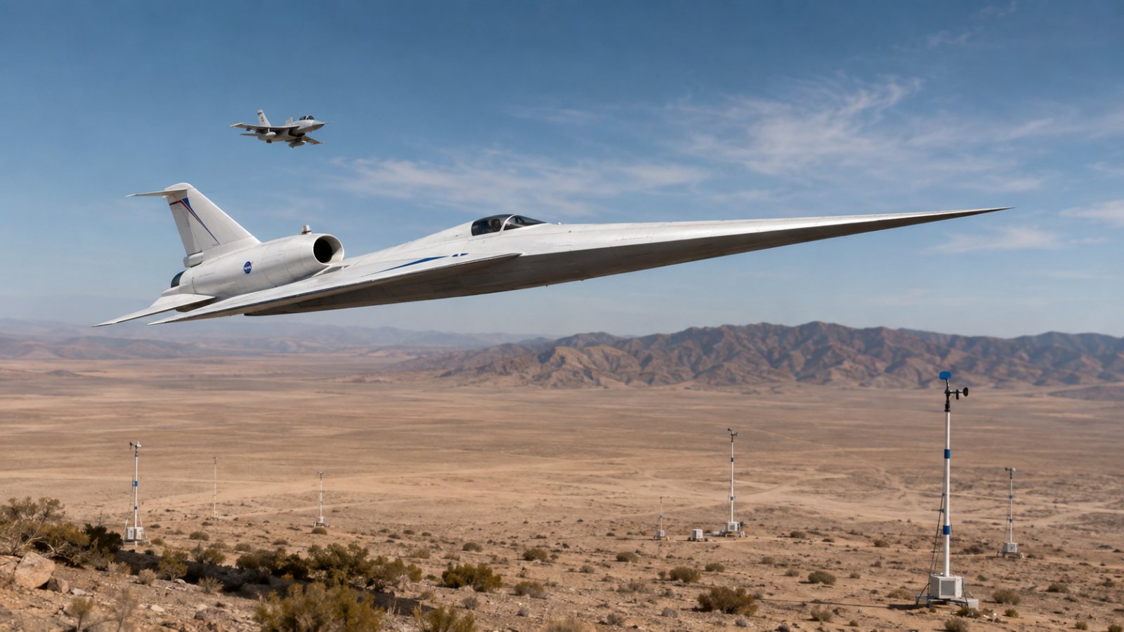 NASA X-59가 25번 날았다…조용한 초음속은 이제부터 측정한다