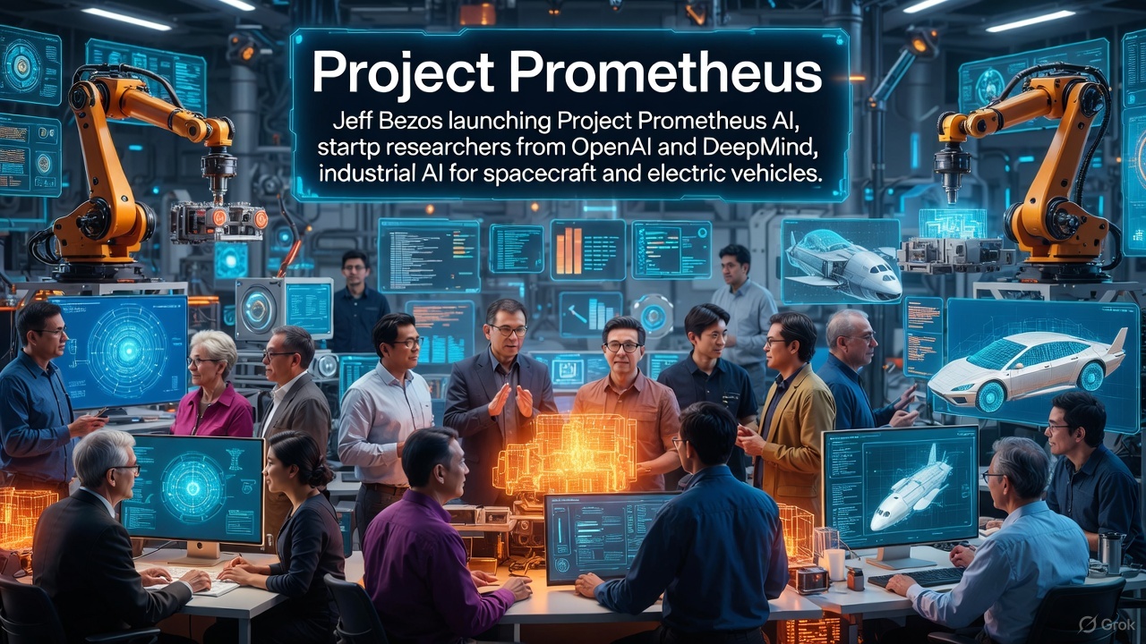 Jeff Bezos Bets $6.2 Billion on AI's Physical Frontier: Prometheus Rises Amid a Cooling Hype Cycle